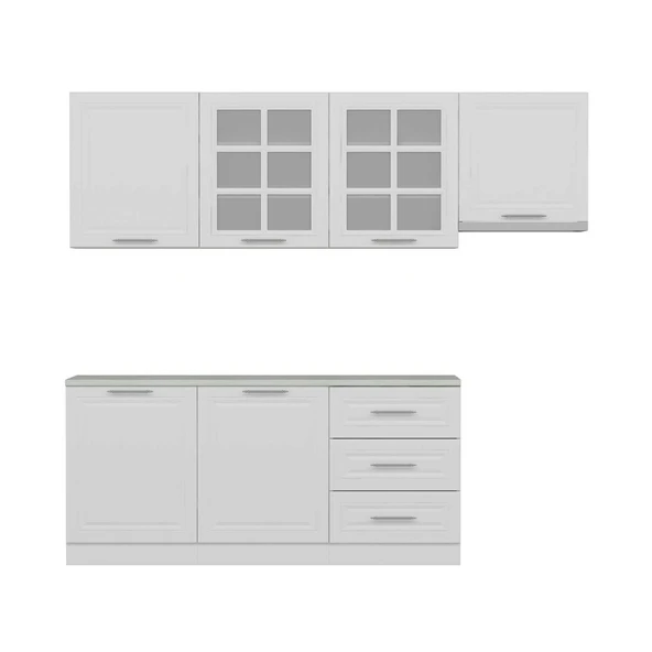 Minar 240Cm Mebran C Mutfak Dlp Beyaz 240-Mcb2 - Resim 6