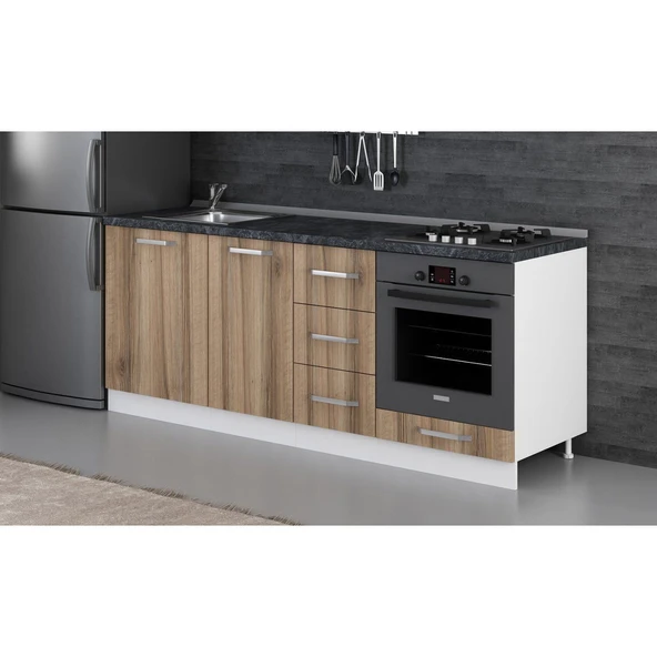 Minar 205 Cm Mutfak Dlb Byz Dore 205-D3-Alt - 3