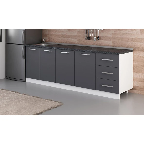 Minar 240 Cm Mutfak Dlb Byz Ant 240-A1-Alt - Resim 3