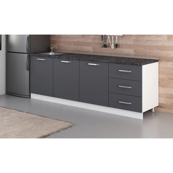 Minar 240 Cm Mutfak Dlb Byz Ant 240-A3-Alt - Resim 3