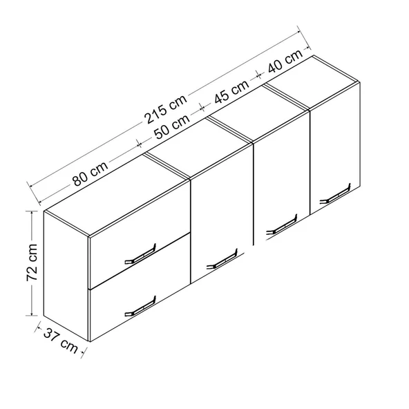 Minar 215 Cm Mutfak Dlb Byz 215-B1-Üst - 8