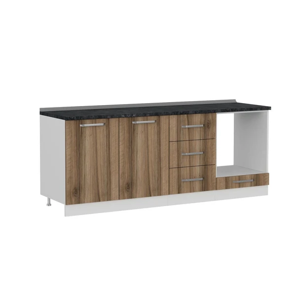 Minar 210 Cm Mutfak Dlb Byz Dore 210-D6-Alt - Resim 4