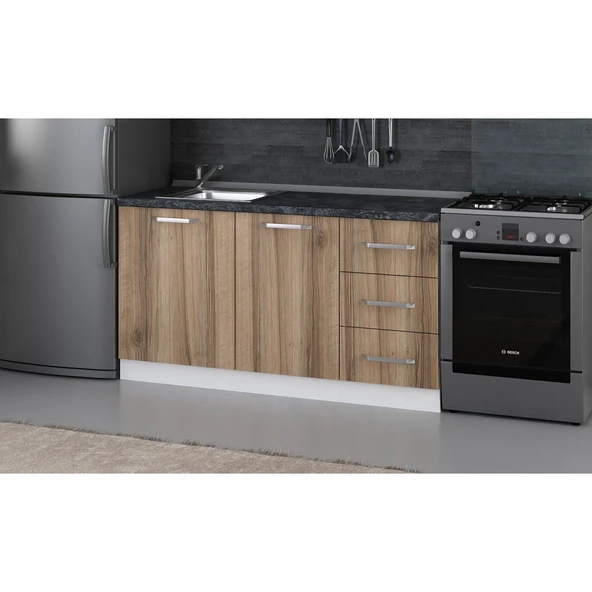 Minar 155 Cm Mutfak Dlb Byz Dore 155-D1-Alt - Resim 2