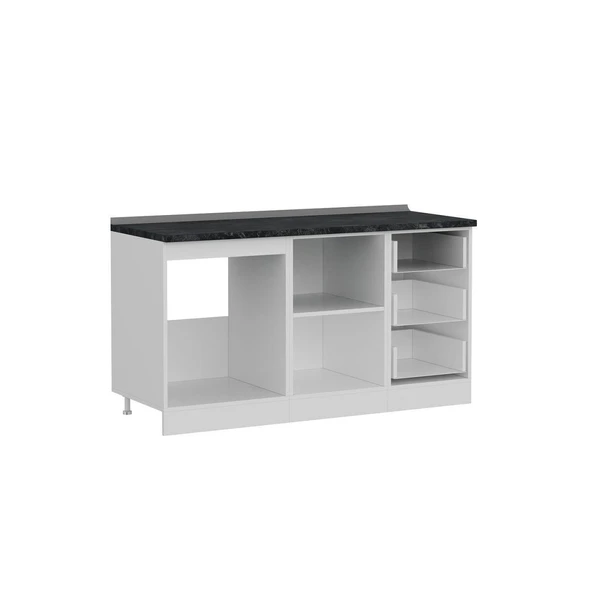 Minar 155 Cm Mutfak Dlb Byz Dore 155-D1-Alt - Resim 6