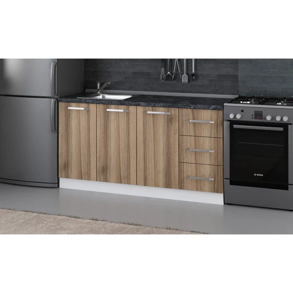 Minar 160 Cm Mutfak Dlb Byz Dore 160-D1-Alt - Resim 2