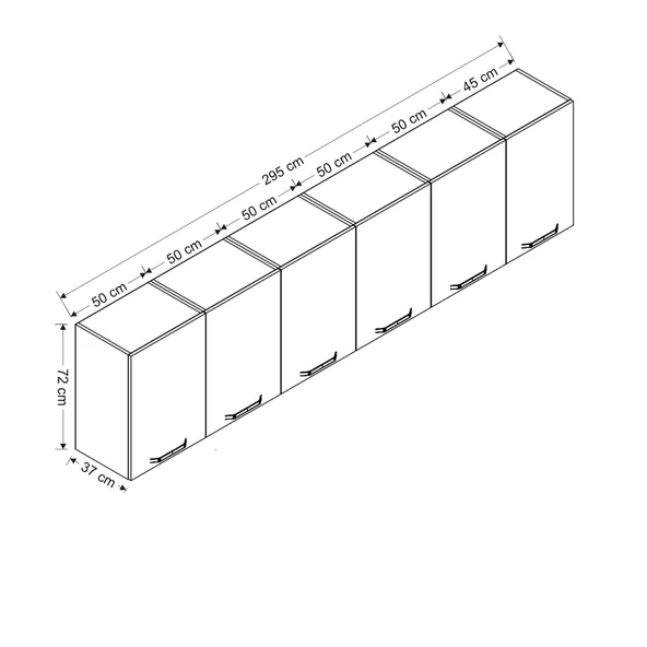 Minar 295 Cm Mutfak Dlb Byz 295-B2-Üst - Resim 8