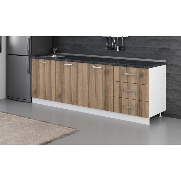 Minar 240 Cm Mutfak Dlb Byz Dore 240-D3-Alt - Resim 3