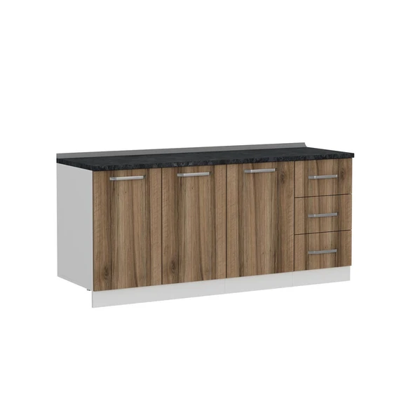 Minar 185 Cm Mutfak Dlb Byz Dore 185-D1-Alt - Resim 4