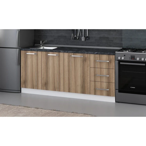 Minar 185 Cm Mutfak Dlb Byz Dore 185-D1-Alt - Resim 2