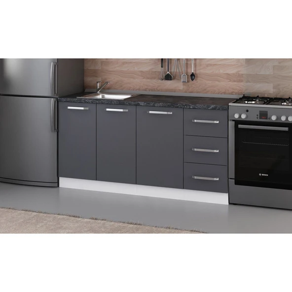 Minar 165 Cm Mutfak Dlb Byz Ant 165-A1-Alt - Resim 2