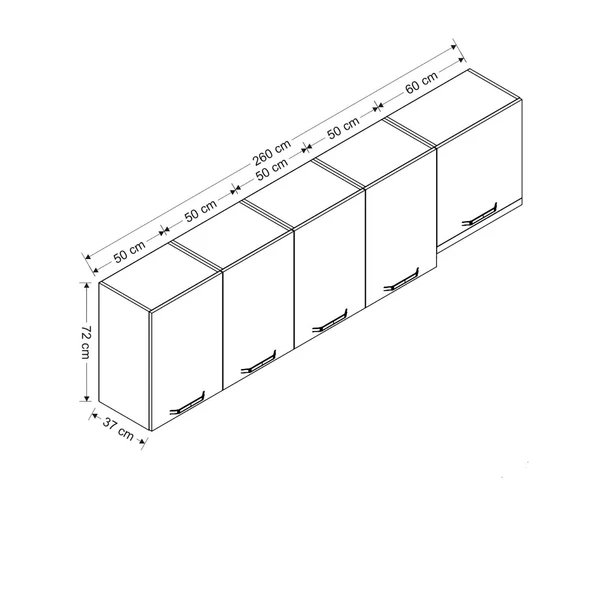 Minar 260 Cm Mutfak Dlb Byz 260-B7-Üst - 8