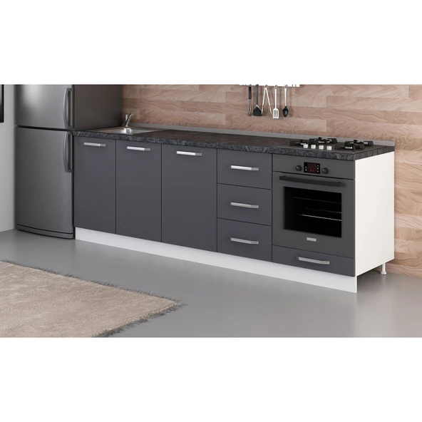 Minar 245 Cm Mutfak Dlb Byz Ant 245-A4-Alt - Resim 3