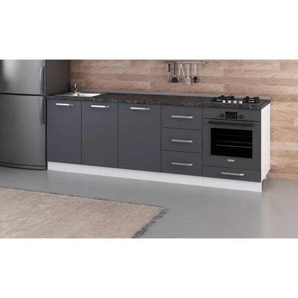 Minar 245 Cm Mutfak Dlb Byz Ant 245-A4-Alt - Resim 2