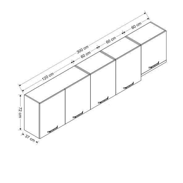 Minar 300 Cm Mutfak Dlb Byz 300-B11-Üst - 8