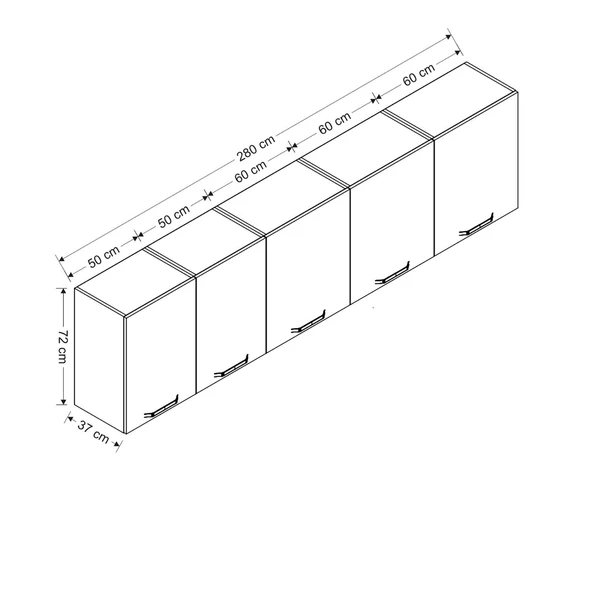 Minar 280 Cm Mutfak Dlb Byz 280-B2-Üst - 8