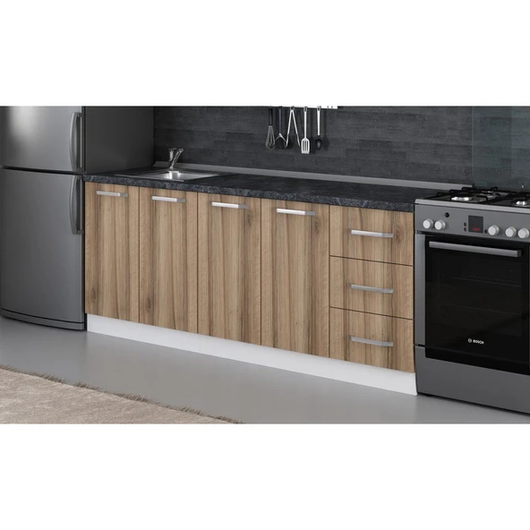 Minar 205 Cm Mutfak Dlb Byz Dore 205-D1-Alt - Resim 3