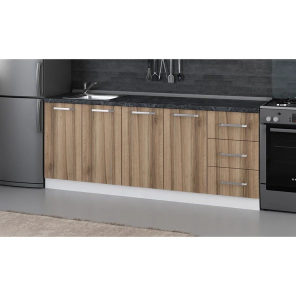 Minar 205 Cm Mutfak Dlb Byz Dore 205-D1-Alt - Resim 2