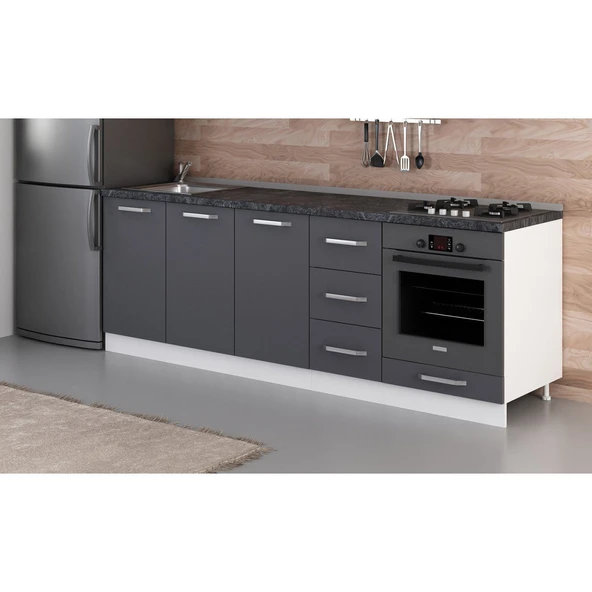 Minar 235 Cm Mutfak Dlb Byz Ant 235-A3-Alt - Resim 3