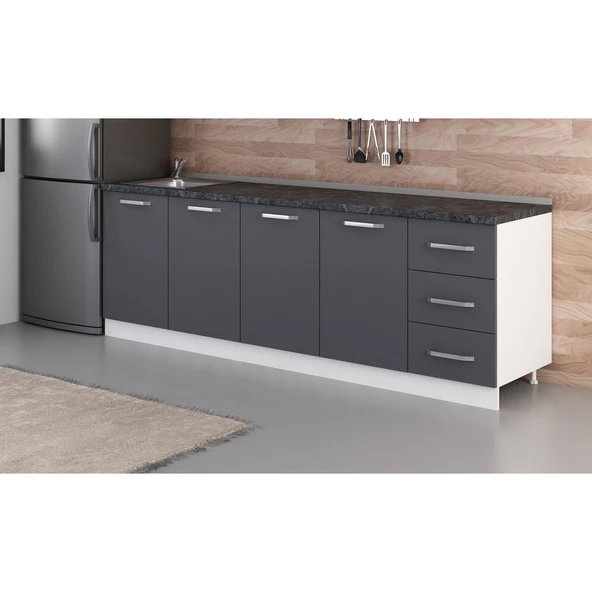 Minar 245 Cm Mutfak Dlb Byz Ant 245-A3-Alt - Resim 3