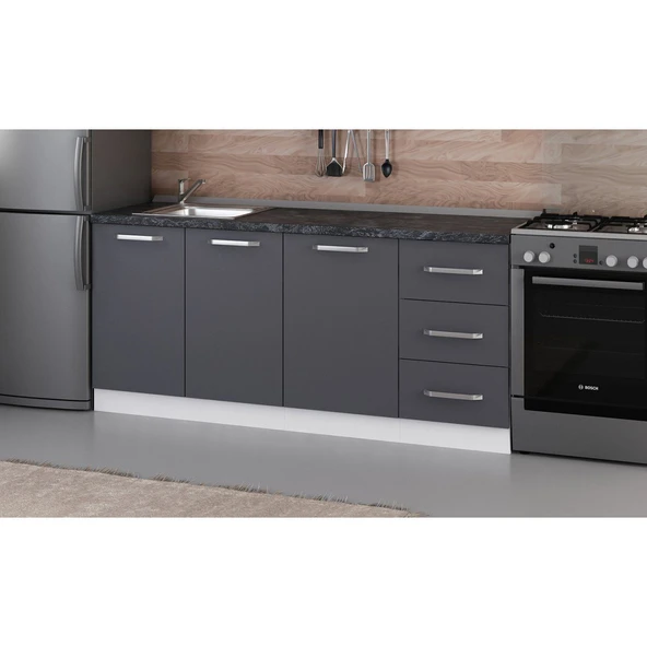 Minar 185 Cm Mutfak Dlb Byz Ant 185-A1-Alt - Resim 2