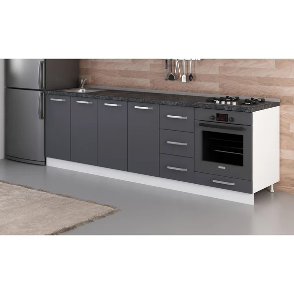 Minar 260 Cm Mutfak Dlb Byz Ant 260-A3-Alt - Resim 3