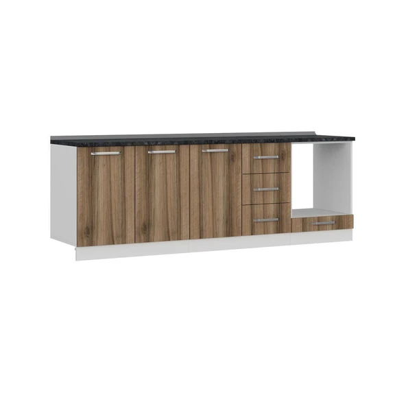 Minar 240 Cm Mutfak Dlb Byz Dore 240-D4-Alt - Resim 4