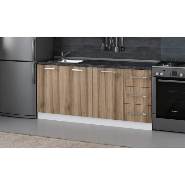 Minar 175 Cm Mutfak Dlb Byz Dore 175-D1-Alt - Resim 2