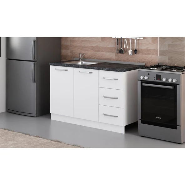 Minar 130 Cm Mutfak Dlb Byz 130-B2-Alt - Resim 3