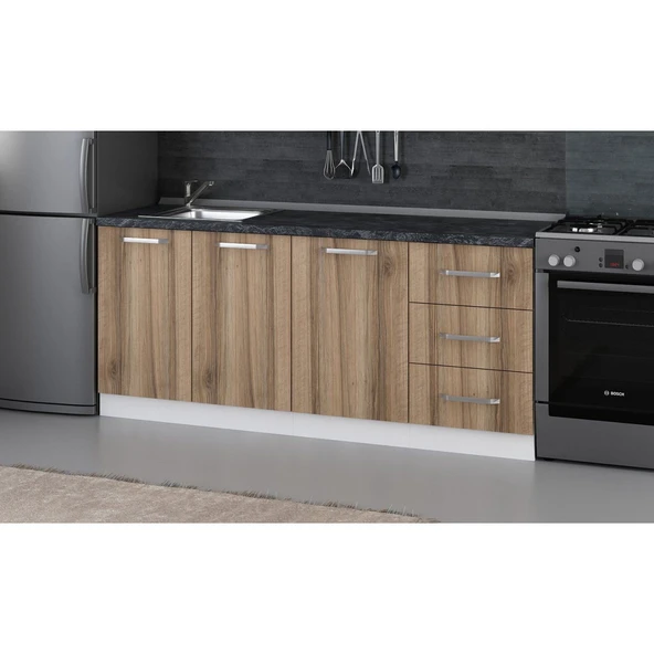 Minar 190 Cm Mutfak Dlb Byz Dore 190-D1-Alt - Resim 2