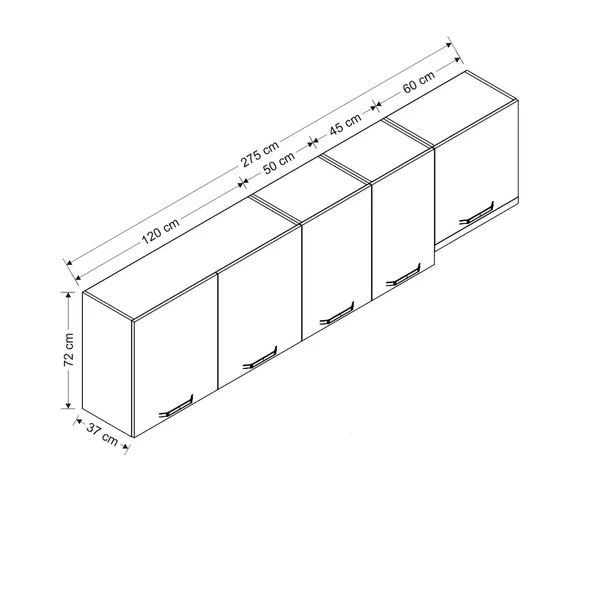 Minar 275 Cm Mutfak Dlb Byz 275-B8-Üst - Resim 8
