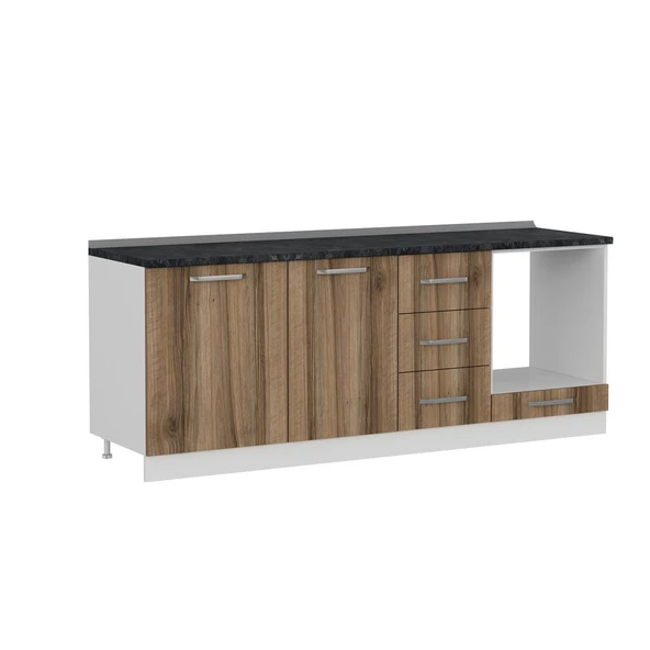 Minar 215 Cm Mutfak Dlb Byz Dore 215-D3-Alt - Resim 4