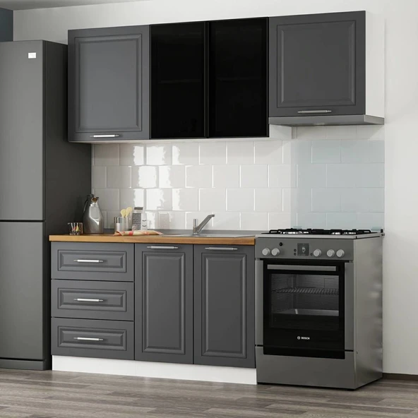 Minar 200 Cm Mebran C + Alm. Füme Cam Mtfk Dlp Byz Antr 200-Mcba2 ürün görseli