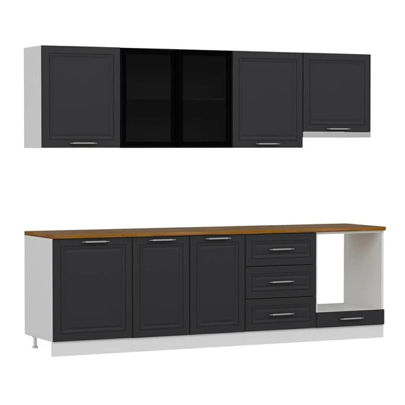 Minar 270 Cm Mebran C + Alm. Füme Cam Mtfk Dlp Byz Antr 270-Mcba1 - Resim 5