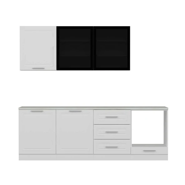 Minar 240 Cm Mebran C + Alm. Füme Cam Mtfk Dlp Byz 240-Mcb3 - Resim 6