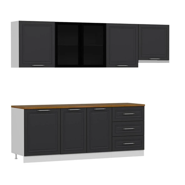 Minar 270 Cm Mebran C + Alm. Füme Cam Mtfk Dlp Byz Antr 270-Mcba2 - Resim 5