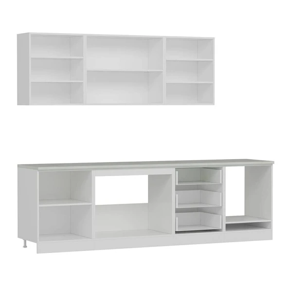 Minar 270 Cm Mebran C + Alm. Füme Cam Mtfk Dlp Byz 270-Mcb3 - Resim 7