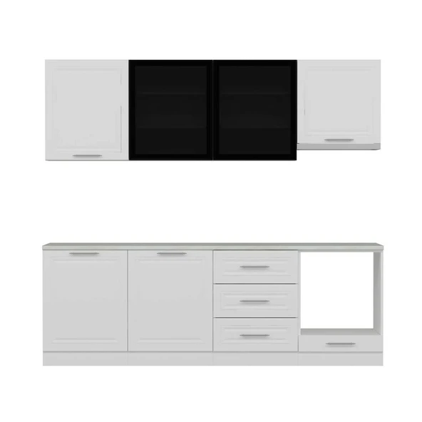 Minar 240 Cm Mebran C + Alm. Füme Cam Mtfk Dlp Byz 240-Mcb1 - Resim 6