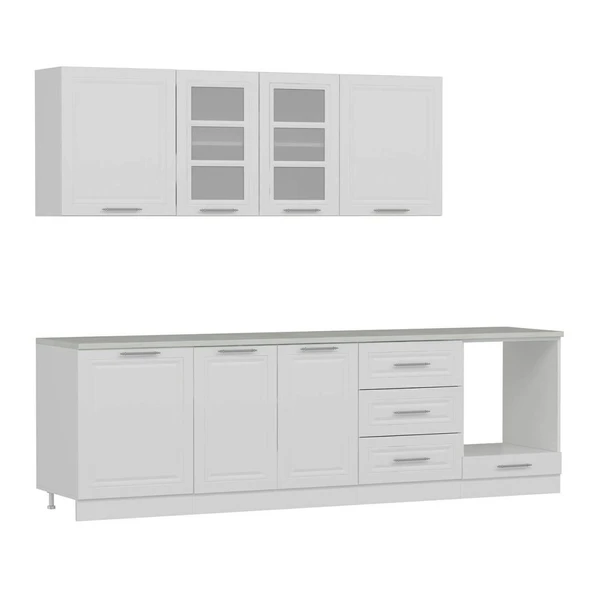 Minar 270Cm Mebran C Mutfak Dlp Beyaz 270-Mcb3 - Resim 5