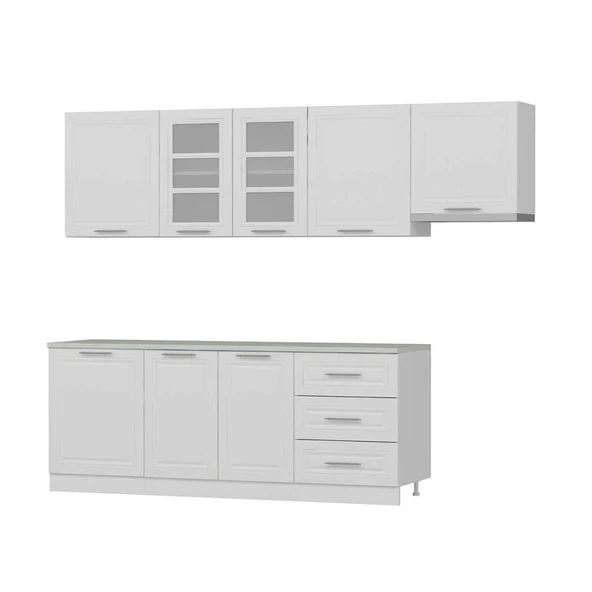 Minar 270Cm Mebran C Mutfak Dlp Beyaz 270-Mcb2 - Resim 7