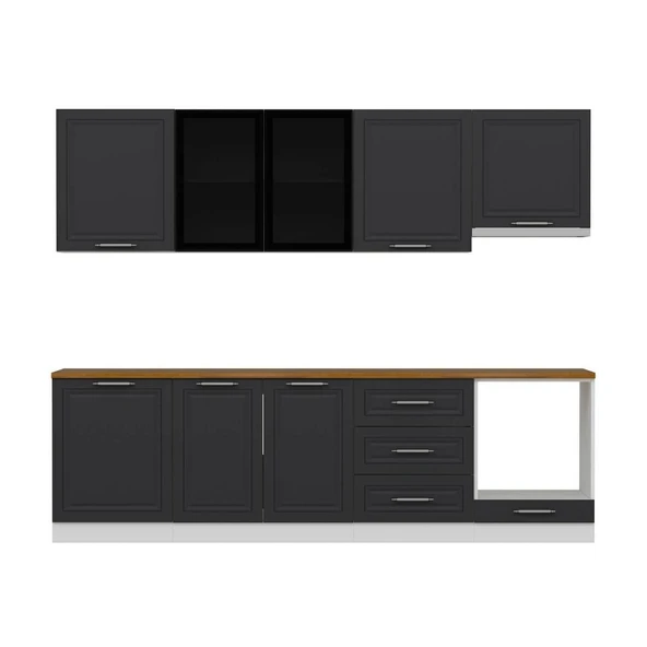 Minar 270 Cm Mebran C + Alm. Füme Cam Mtfk Dlp Byz Antr 270-Mcba1 - Resim 6