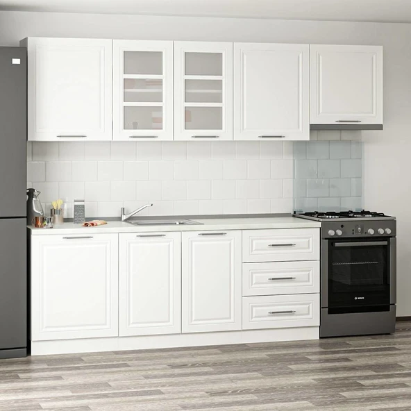 Minar 270Cm Mebran C Mutfak Dlp Beyaz 270-Mcb2 - Resim 3