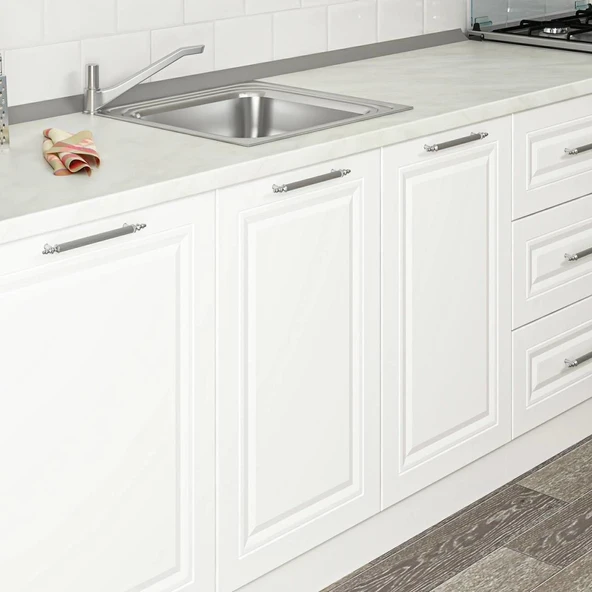 Minar 270Cm Mebran C Mutfak Dlp Beyaz 270-Mcb2 - Resim 4