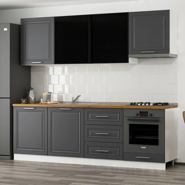 Minar 240 Cm Mebran C + Alm. Füme Cam Mtfk Dlp Byz Antr 240-Mcba1 ürün görseli