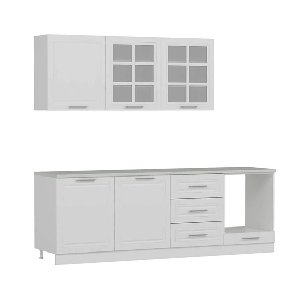 Minar 240Cm Mebran C Mutfak Dlp Beyaz 240-Mcb3 - 5