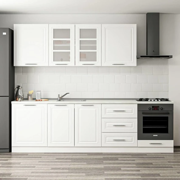 Minar 270Cm Mebran C Mutfak Dlp Beyaz 270-Mcb3 - Resim 2