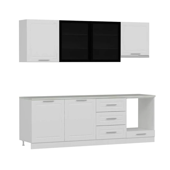 Minar 240 Cm Mebran C + Alm. Füme Cam Mtfk Dlp Byz 240-Mcb1 - Resim 5