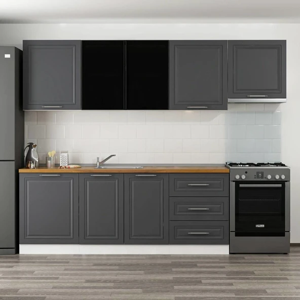 Minar 270 Cm Mebran C + Alm. Füme Cam Mtfk Dlp Byz Antr 270-Mcba2 - Resim 2