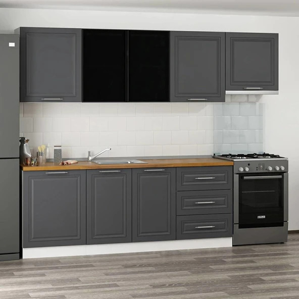 Minar 270 Cm Mebran C + Alm. Füme Cam Mtfk Dlp Byz Antr 270-Mcba2 - Resim 3