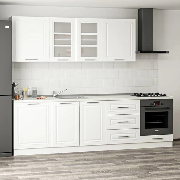 Minar 270Cm Mebran C Mutfak Dlp Beyaz 270-Mcb3 - Resim 3