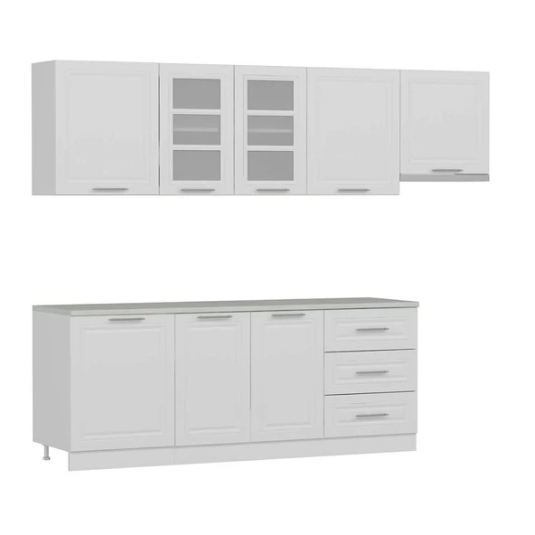 Minar 270Cm Mebran C Mutfak Dlp Beyaz 270-Mcb2 - Resim 5